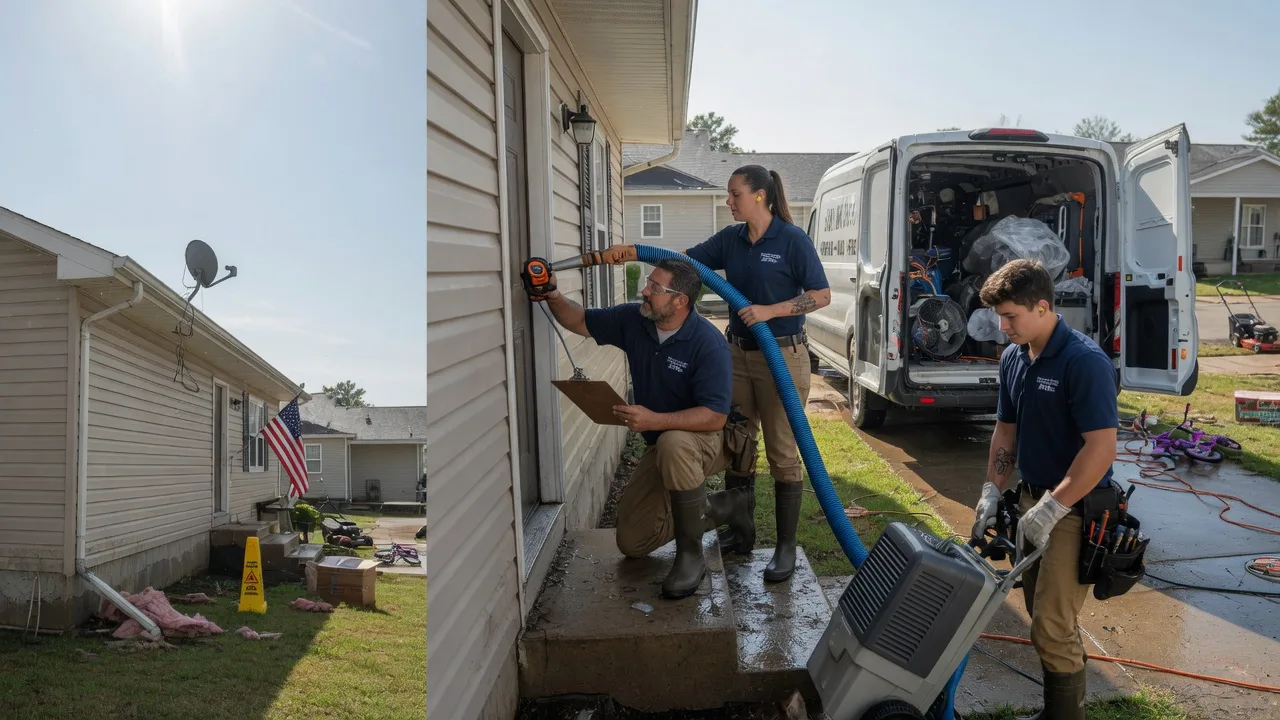 Ceiling Water Damage Restoration in Lawndale, NC near me